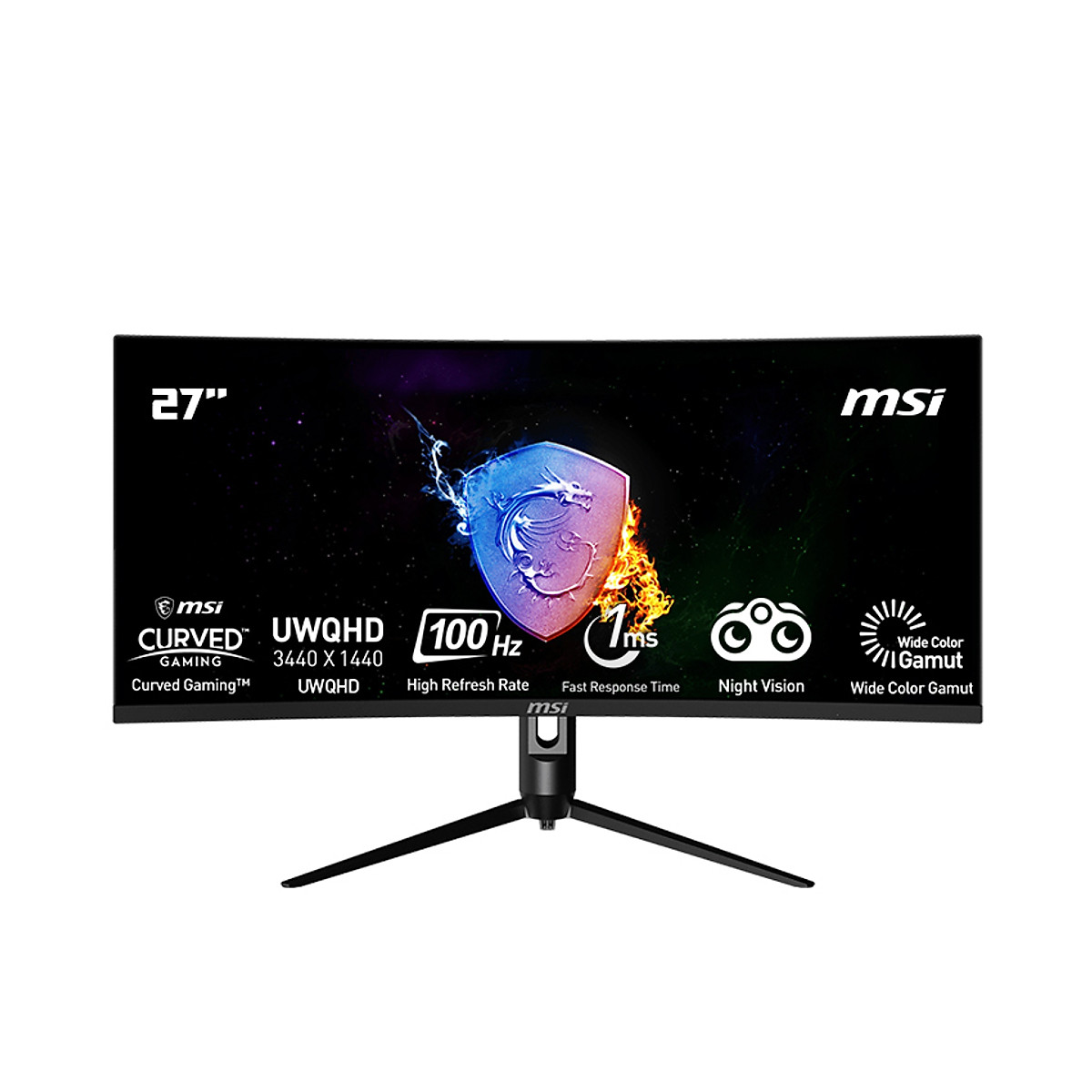 Màn Hình MSI MAG342CQPV 34 Inch (UWQHD/VA/100Hz/1ms) - Hàng Chính Hãng