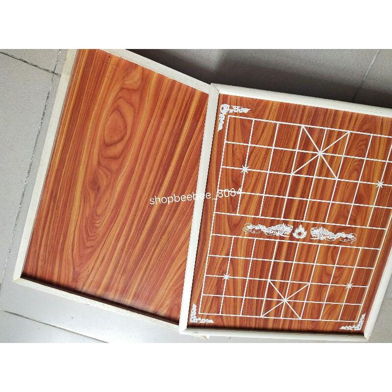 Bàn cờ tướng gỗ sịn gấp và phẳng 2 kích thước