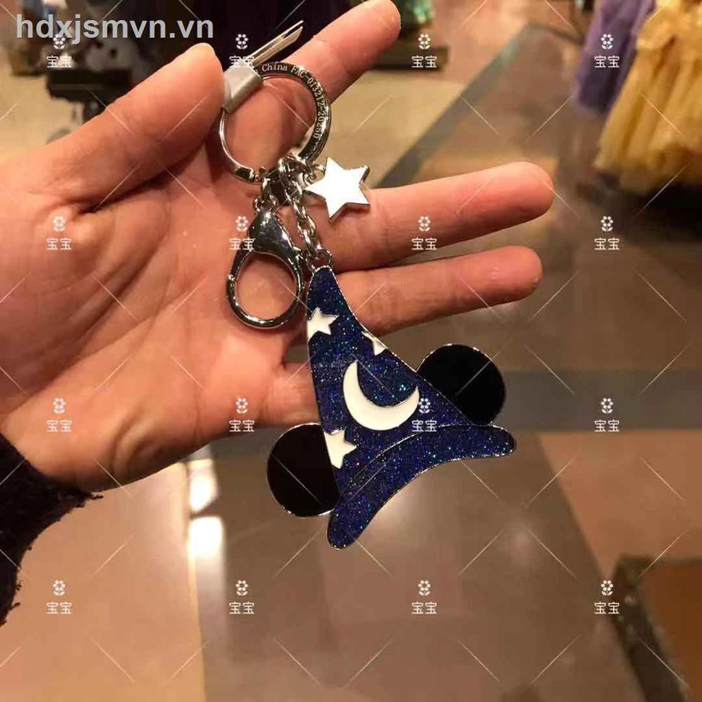 DISNEY Móc Khóa Hình Chuột Mickey Dễ Thương