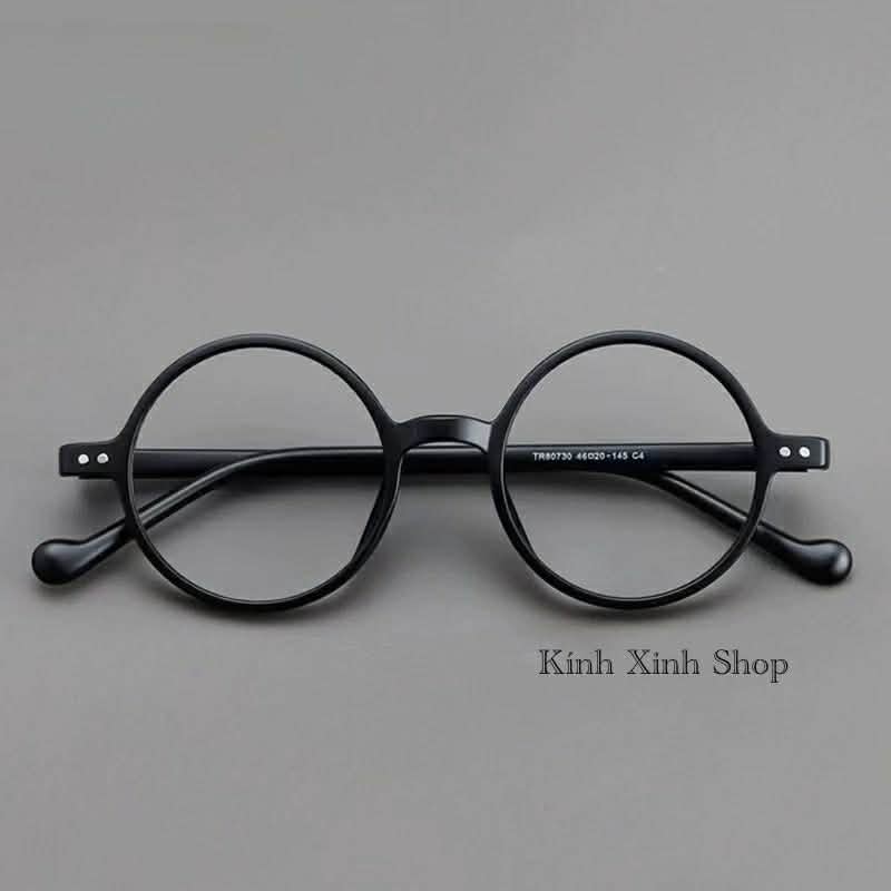 Kính mắt chống ánh sáng xanh dáng Mắt tròn form nhỏ