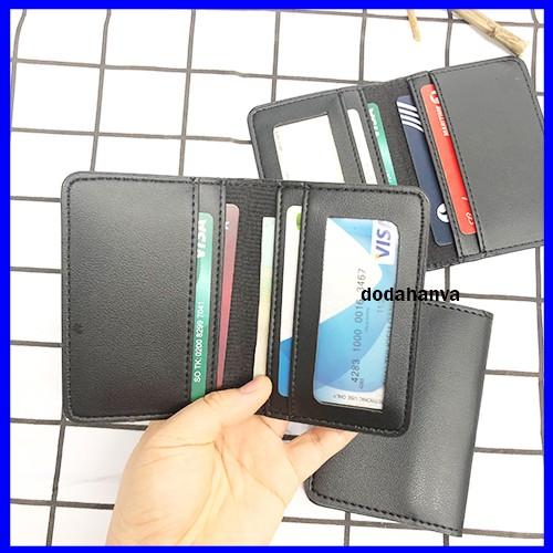 Ví Mini Ví Sen Đựng Thẻ 4 Ngăn Đựng thẻ ATM, Card Visit, Giấy Tờ, Tiền Cầm Tay Tiện Lợi Nam Nữ Đều Dùng Được