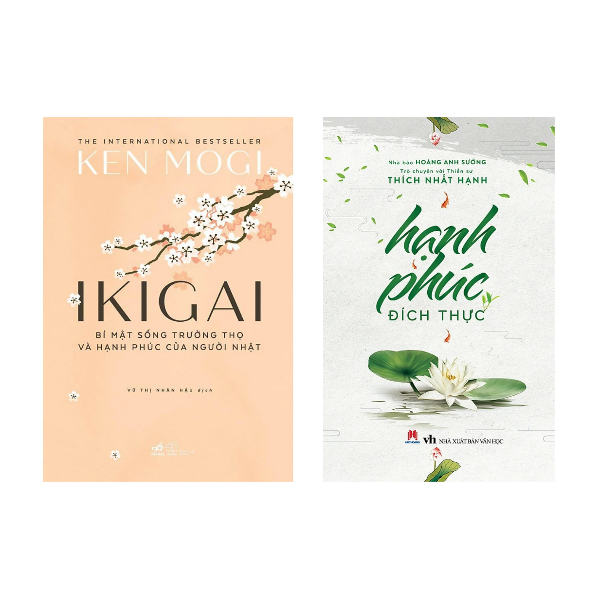 Combo 2 Cuốn Sách Tìm Kiếm Hạnh Phúc Cho Bản Thân: Ikigai - Bí Mật Sống Trường Thọ Và Hạnh Phúc Của Người Nhật + Hạnh Phúc Đích Thực
