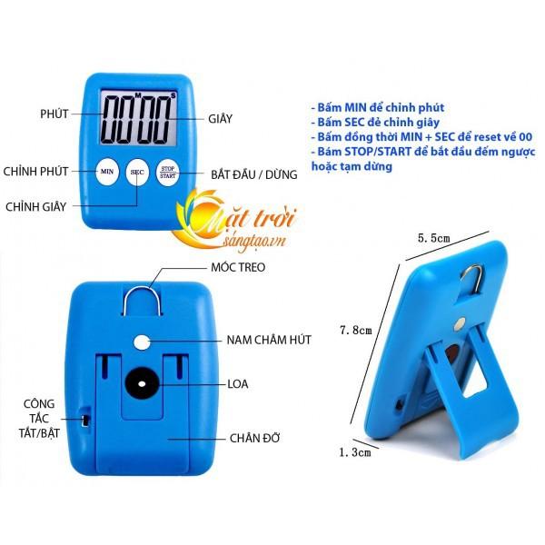 Đồng hồ bấm giờ đếm ngược điện tử mini V1.1