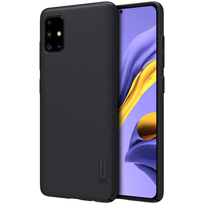Ốp Lưng Sần chống sốc cho Samsung Galaxy A51 hiệu Nillkin Super Frosted Shield - Hàng Chính Hãng