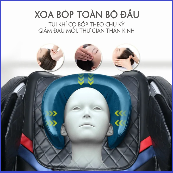 GHẾ MASSAGE TOÀN THÂN CAO CẤP BEST SELLER. GHẾ MATXA TRỊ LIỆU TOÀN THÂN. MASSAGE ĐA ĐIỂM. HỆ THỐNG TÚI KHÍ CẢM BIẾN NHIỆT. CHIP THÔNG MINH THẾ HỆ MỚI