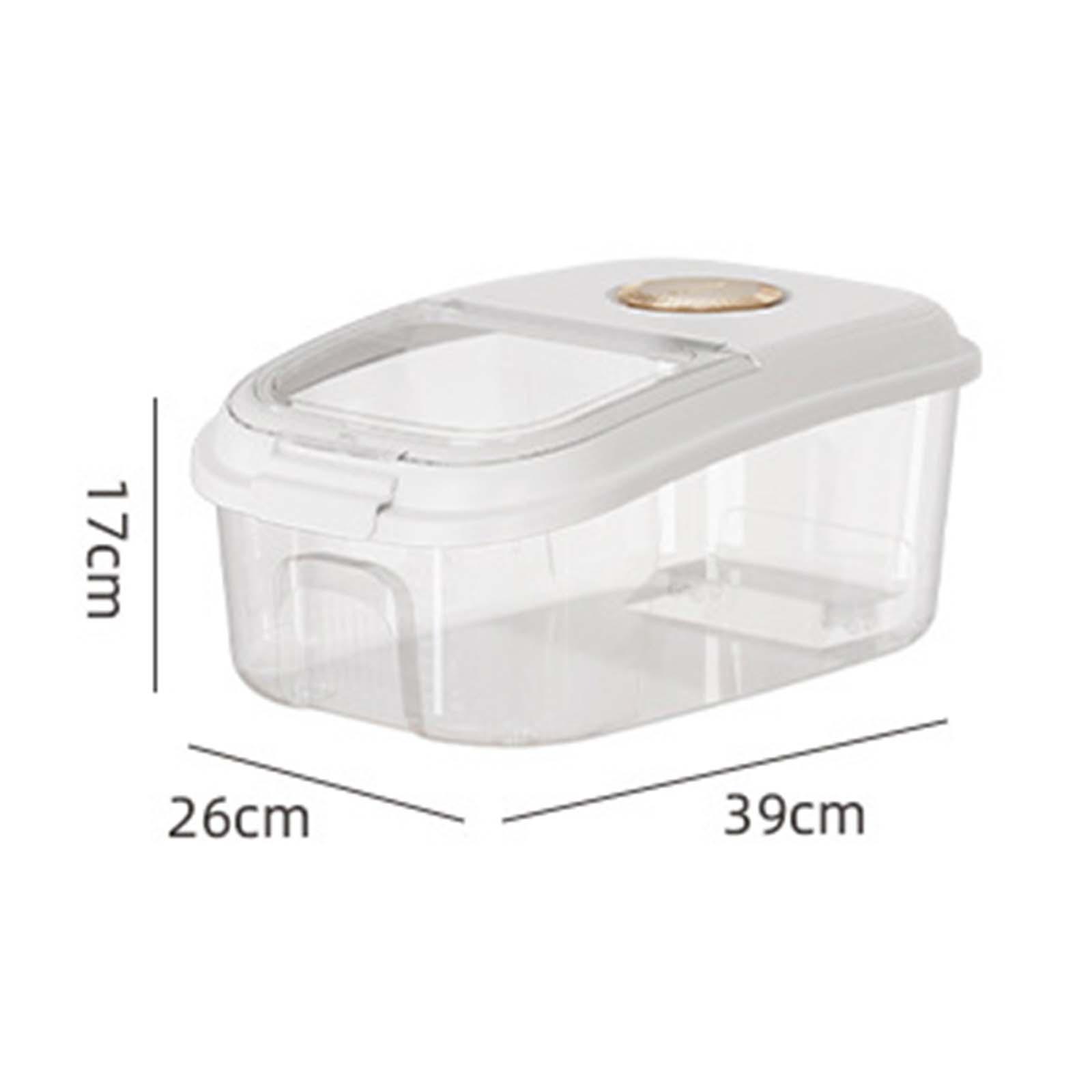 Rice Storage Container Cereal Dispenser Bucket Storage Bin for Cereal Nuts