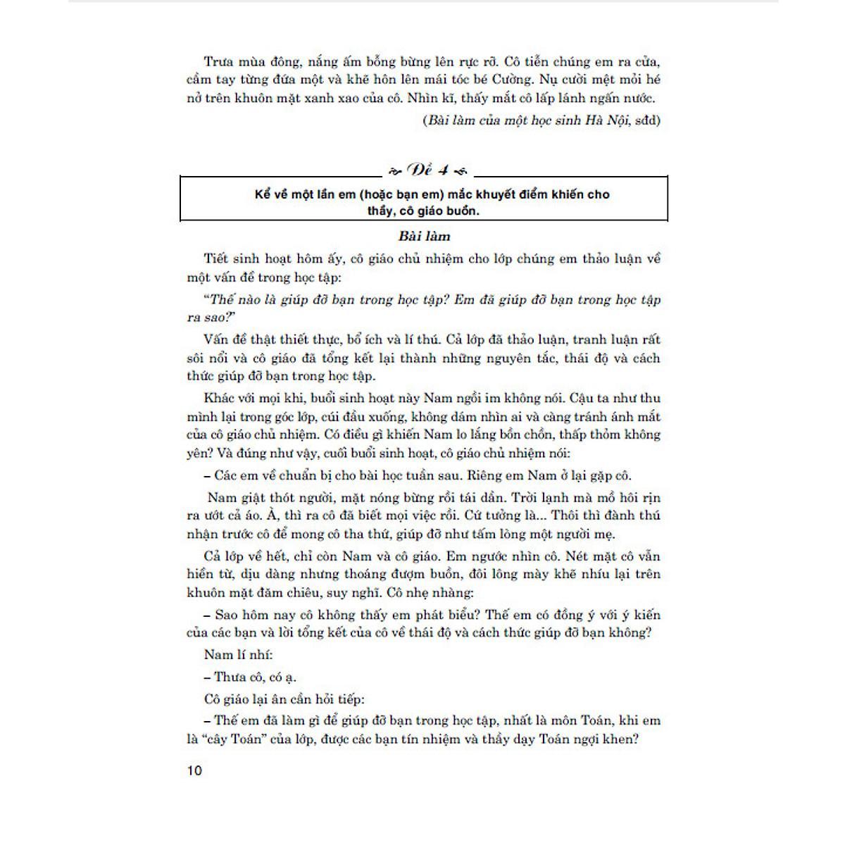 Sách - Những Bài Làm Văn Tiêu Biểu Lớp 8 - Dùng Cho Các Bộ Sách Giáo Khoa Hiện Hành - Hồng Ân