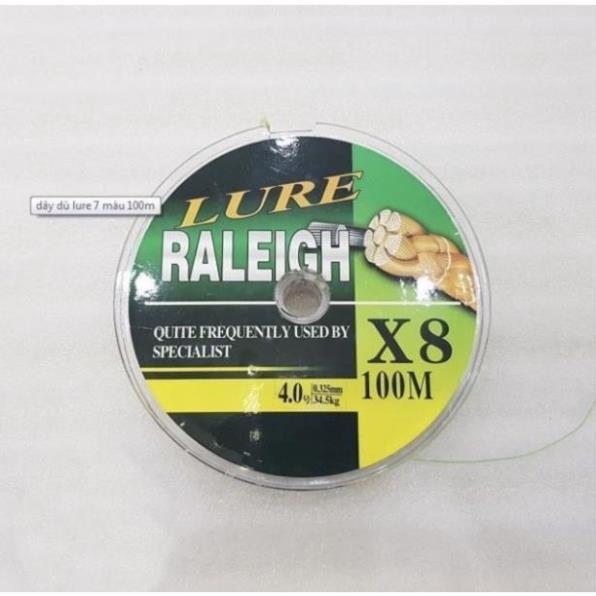 Dây dù câu cá PE Lure X8 - 7 màu cao cấp