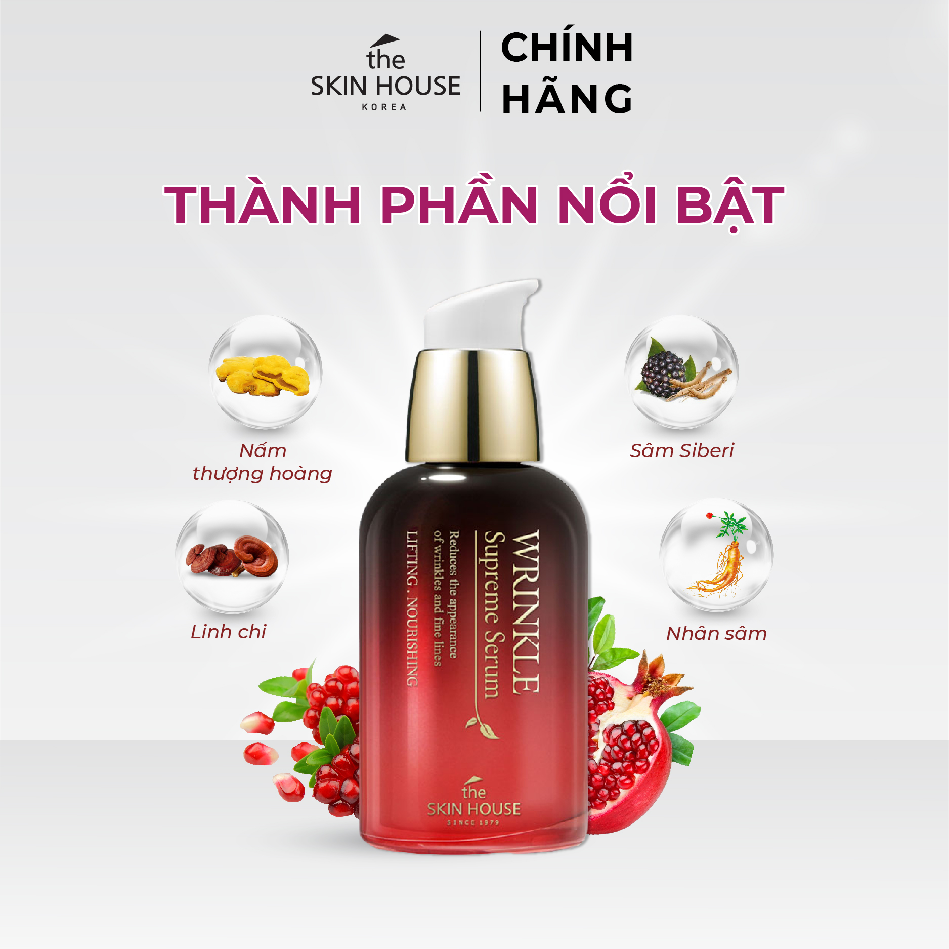 T24 Tinh chất thảo dược phục hồi trẻ hóa da - WRINKLE SUPREME SERUM 50ml