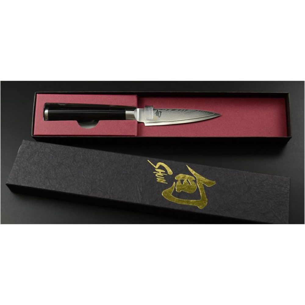 Dao bếp Nhật cao cấp Shun Classic Paring thép Damascus 69 lớp - Dao gọt tỉa hoa quả DM0700 (89mm) - Dao bếp Nhật chính hãng