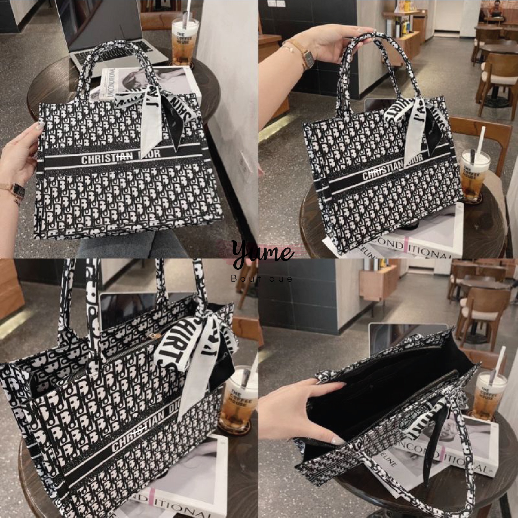 Túi Du Lịch DR Tote Siêu Hot Họa Tiết Size 36 DR88