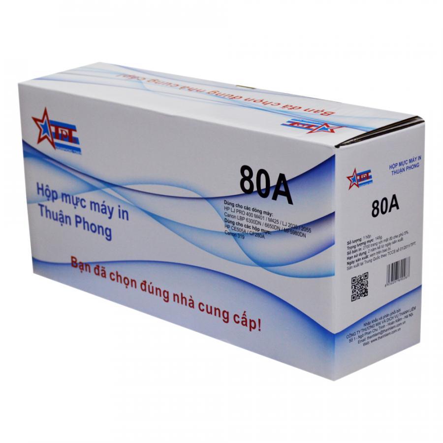 Hộp mực Thuận Phong 80A / 05A dùng cho máy in HP LJ 400 M401 / Canon LBP 6300DN - Hàng Chính Hãng