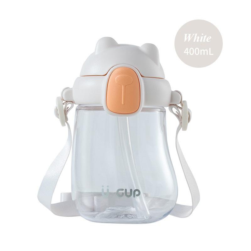 Bình nước U cup nhựa Tritan có có ống hút 400ml