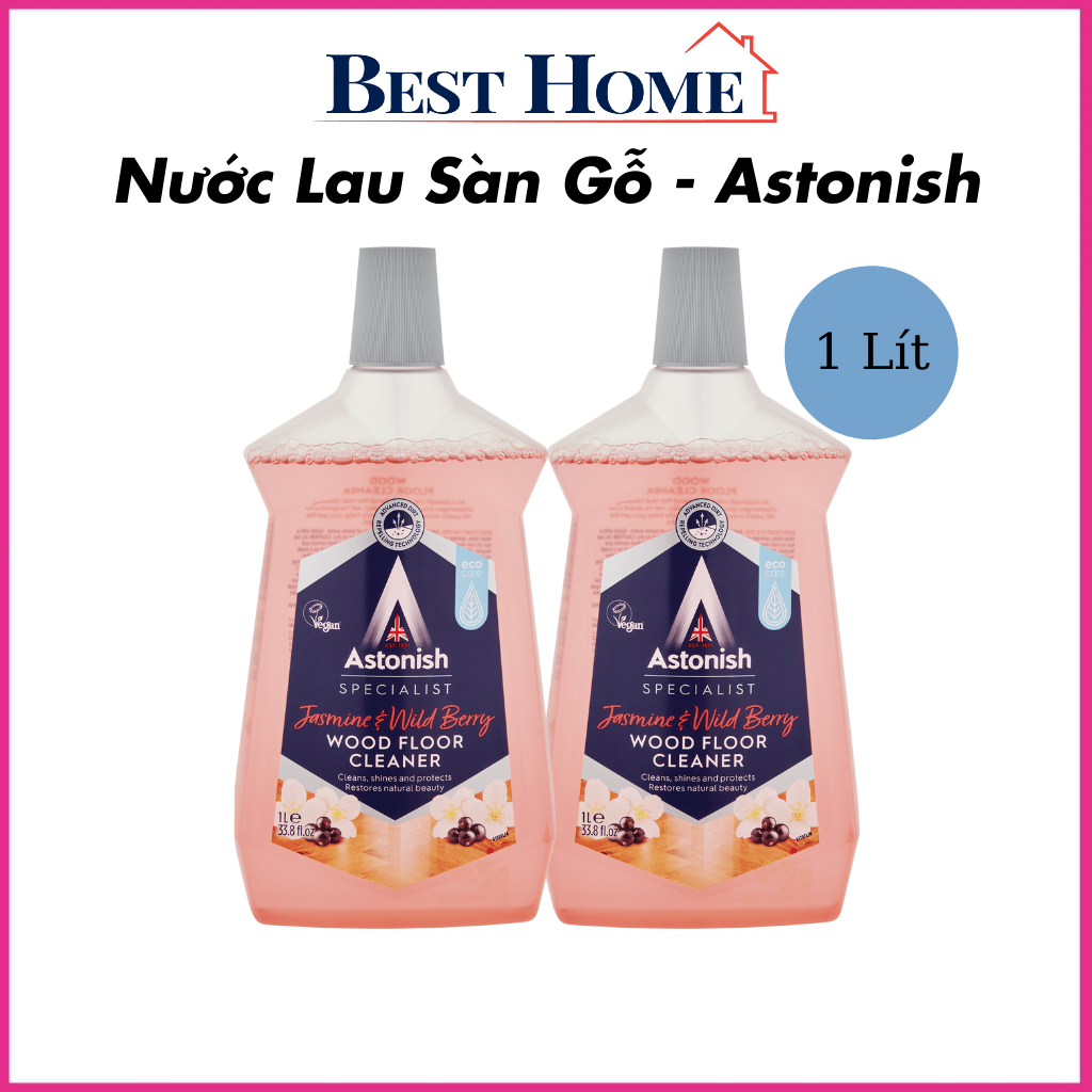 Nước lau sàn nhà gỗ hữu cơ đuổi muỗi Astonish