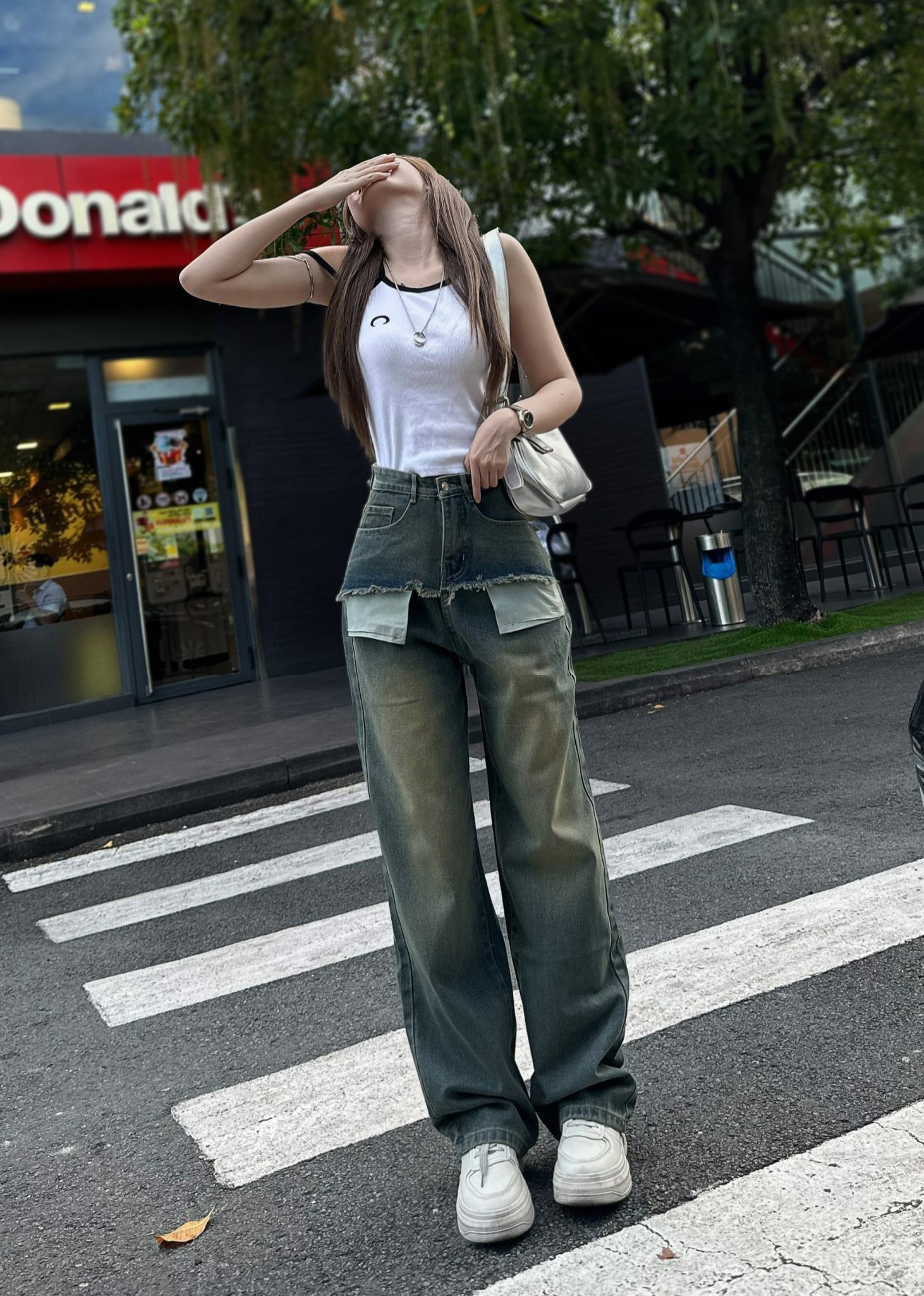 Quần baggy jean nữ ống suông kiểu hot nhất 2023