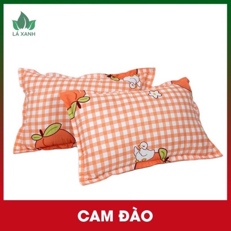 Vỏ gối nằm 45x65 cm đồng bộ mẫu ga chất cotton poly