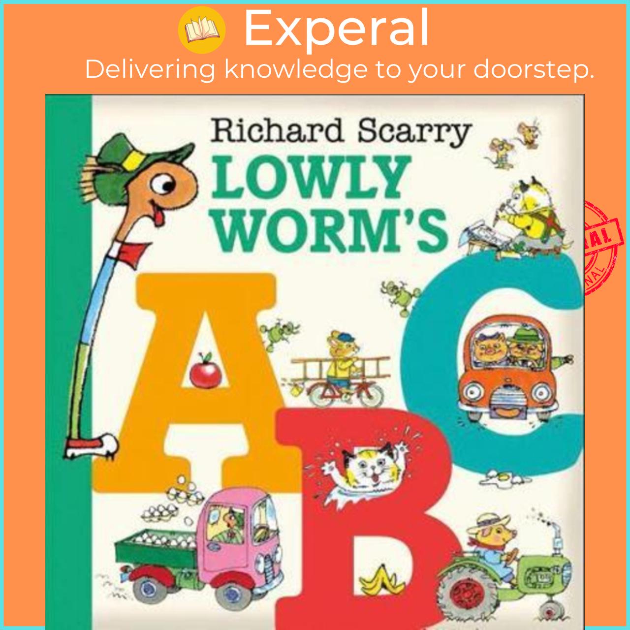 Sách - Lowly Worm's ABC by Richard Scarry (UK edition, paperback)