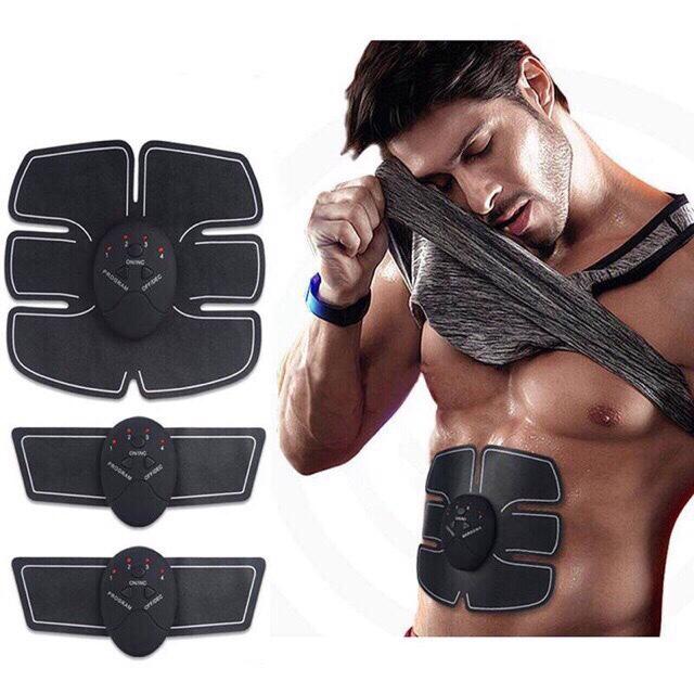 Miếng Dán Massage Xung Điện Ems Body Tập Cơ Bụng 6 Múi - Vận Chuyển Miễn Phí Toàn Quốc