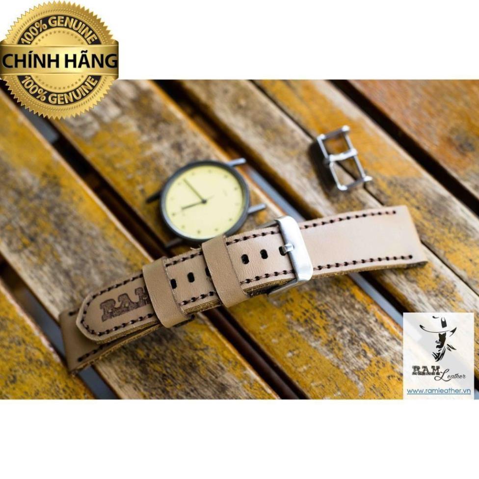 DÂY ĐỒNG HỒ DA BÒ THẬT - RAM LEATHER CHÍNH HÃNG