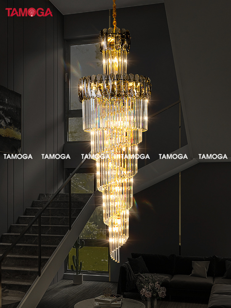 Đèn thả thông tầng pha lê TAMOGA LEWI MS012/600x1800