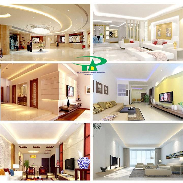Đèn led trang trí noel cuộn 100m vàng 2835