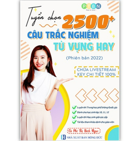 Sách - Tuyển chọn 2500+ câu trắc nghiệm từ vựng hay (mclass)
