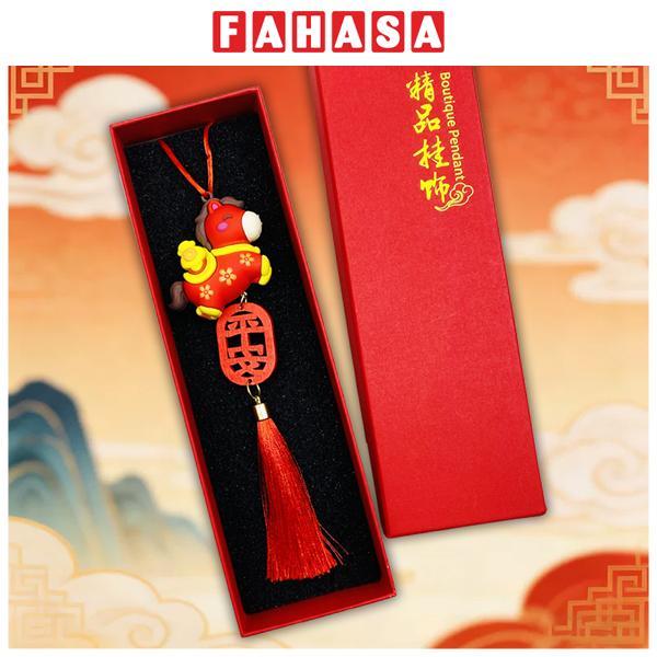 Móc Treo Hình Ngựa Kèm Hộp - Trang Trí Tết - PAM01 - Màu Đỏ