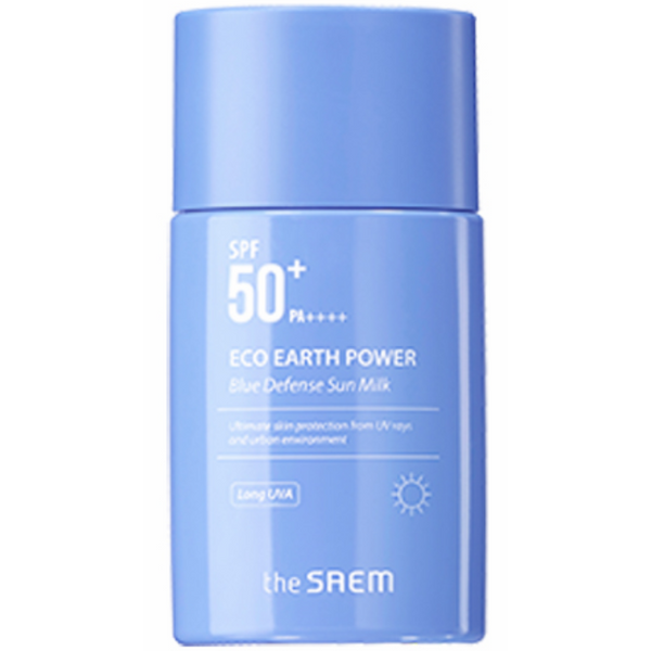 Kem Chống Nắng Dạng Sữa Thẩm Thấu Nhanh Eco Earth Power Blue Defense Sun Milk (40g)