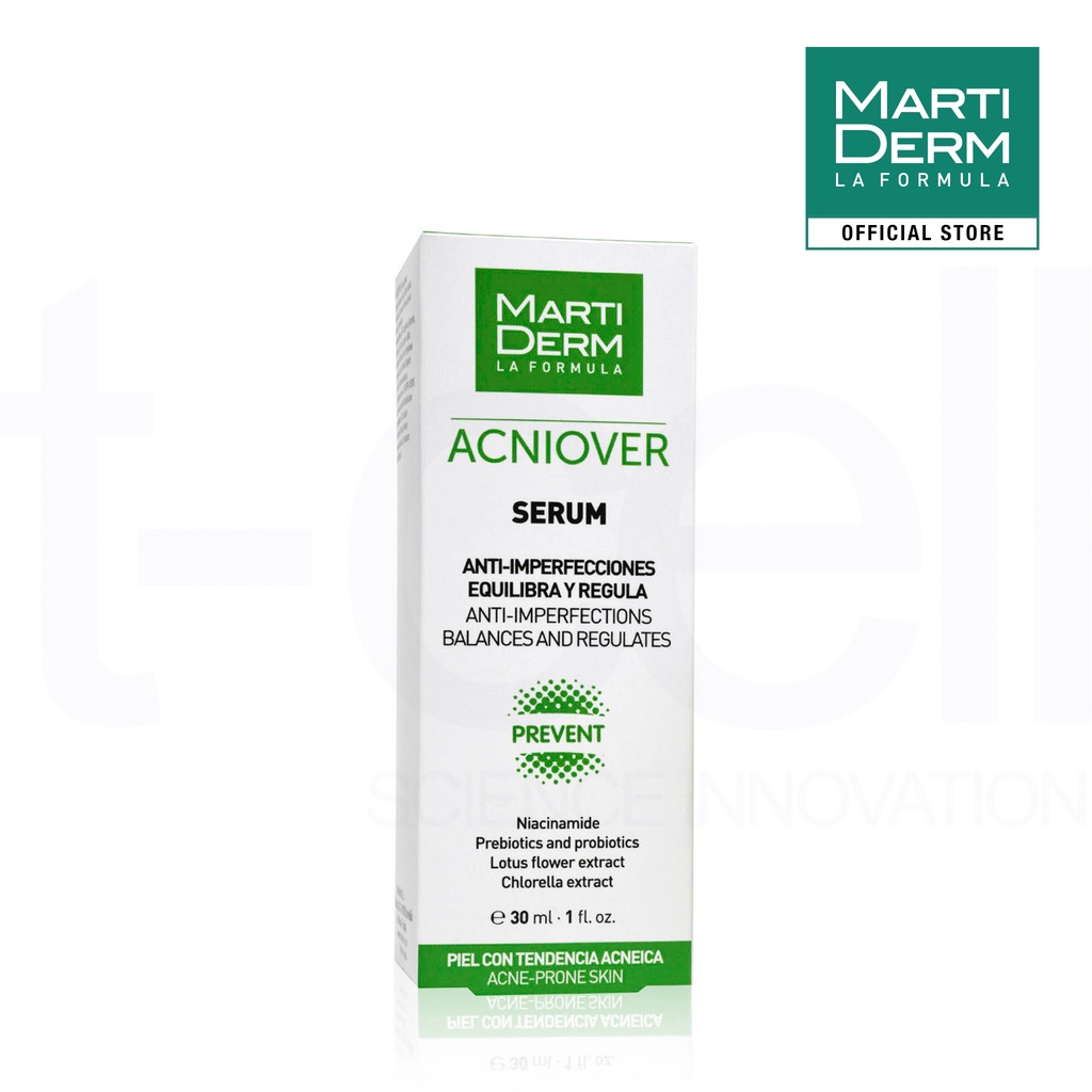 Tinh chất giảm mụn &amp; kiểm soát nhờn - MartiDerm Acniover Serum (30ml)