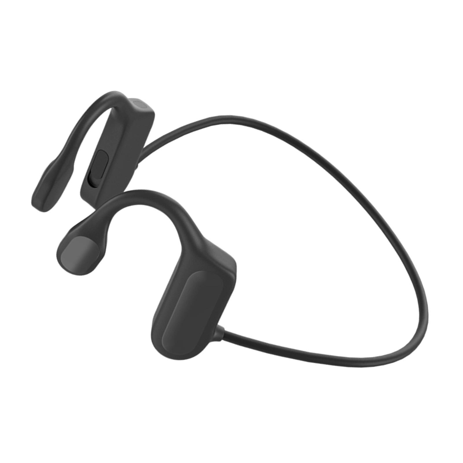 Headphones Double Ears Headset for Driving Indoor Fitness Black