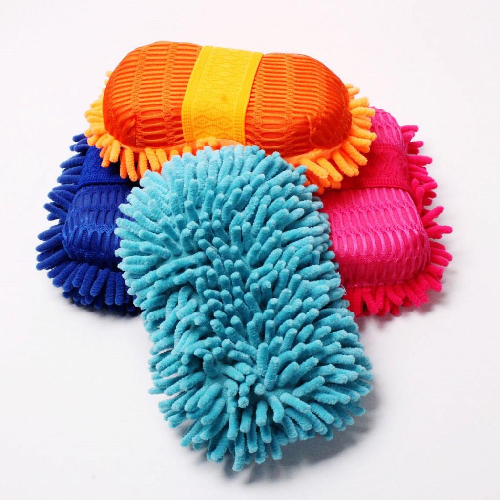 Miếng san hô rửa xe Microfiber siêu mịn tiện dụng