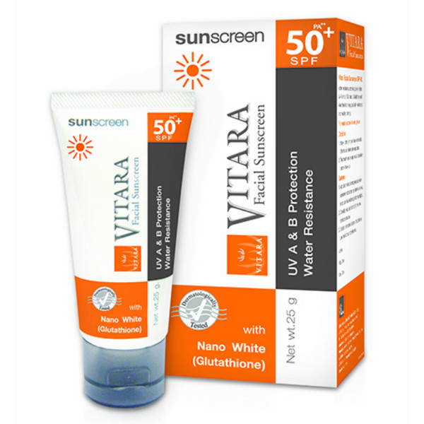 Kem Chống Nắng, Làm Trắng Da Vitara Sunscreen Spf 50+, Pa++ - BER13 (25g)