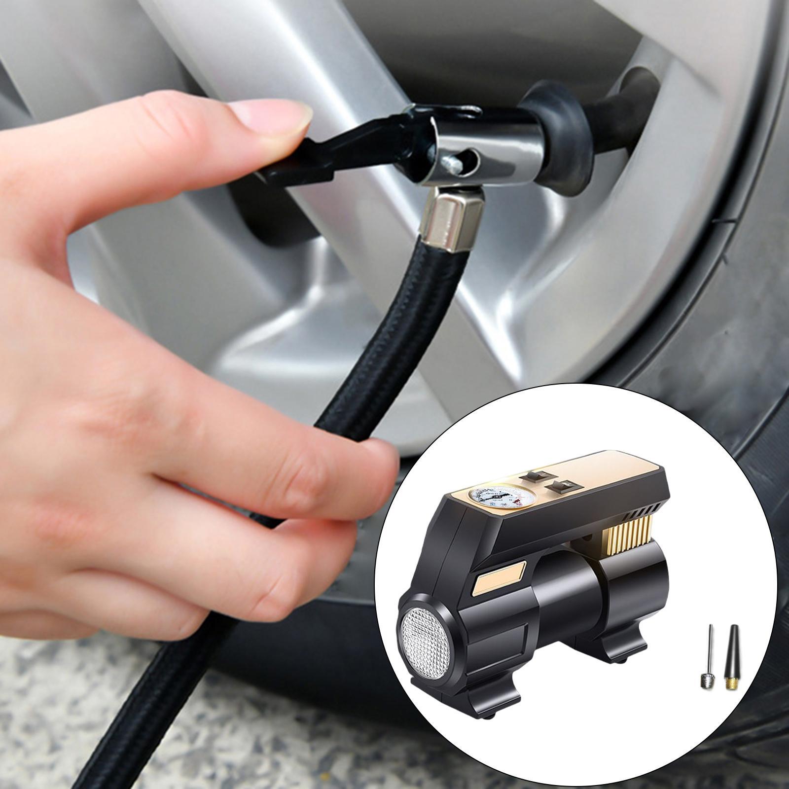 Car Air Pump 12V Heavy Duty Auto Tyre Pump Electric Tire Inflator Pump Fit for Bicycle Truck