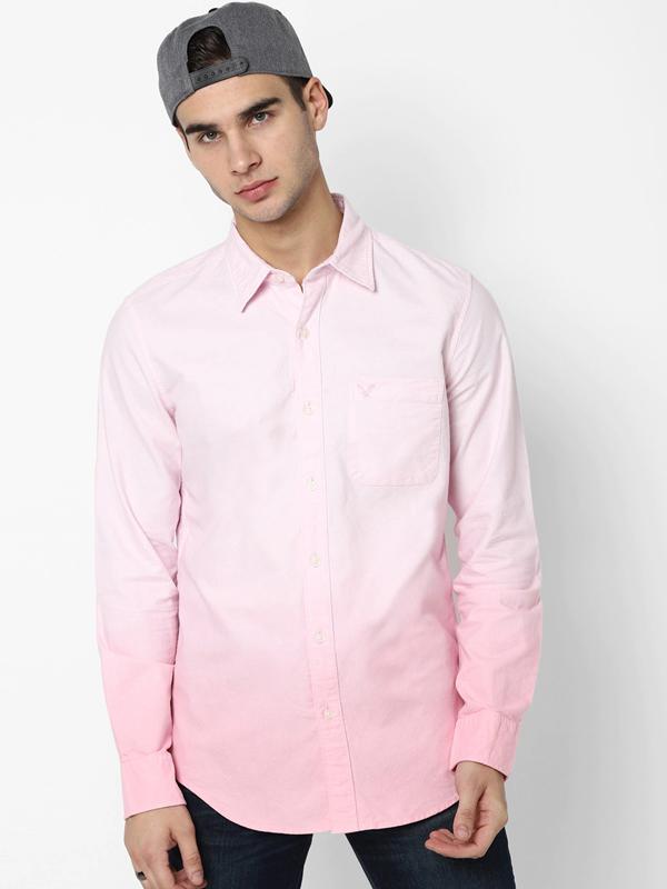 Áo Sơ Mi Nam AE Oxford Dip-Dye Slim Fit Shirt - Size S/M/L/XL/XXL