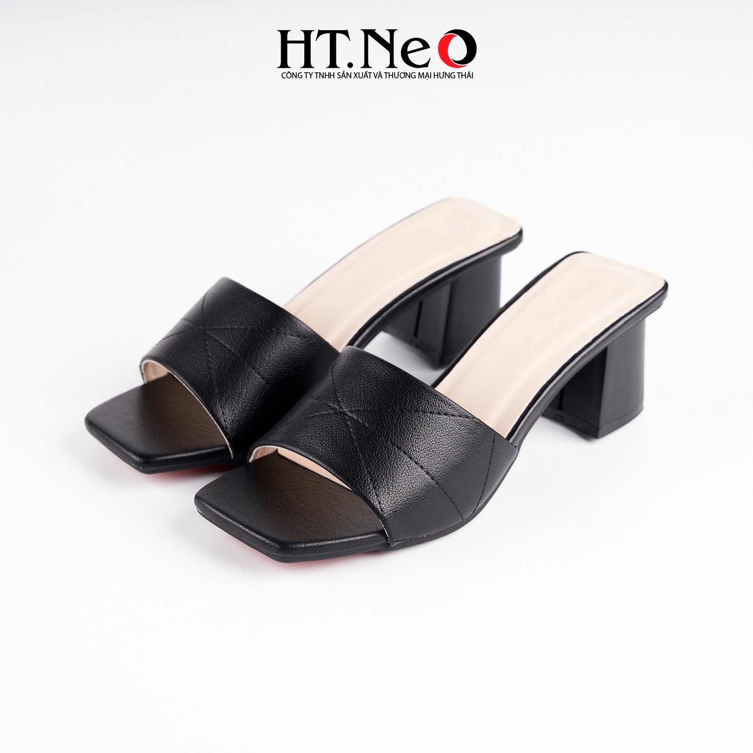 Sandal nữ thiết kế đơn giản, gót trụ 5p, sandal khâu các đường vắt chéo nhau độc đáo SDN188