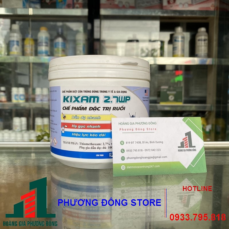Thuốc diệt ruồi dạng bả Kixam 2.7WP- 400g