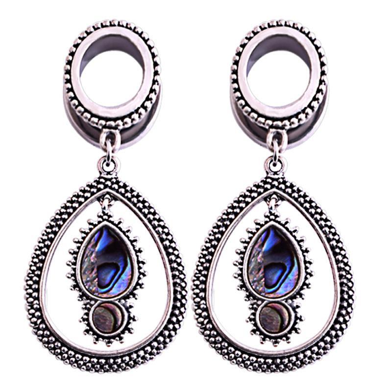 316L Stainless Steel Ear Flesh Tunnel Plugs Screw Expander Ear Gauges