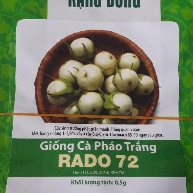 Hạt Giống Cà Pháo, Giống Trái Giòn 0.5Gram