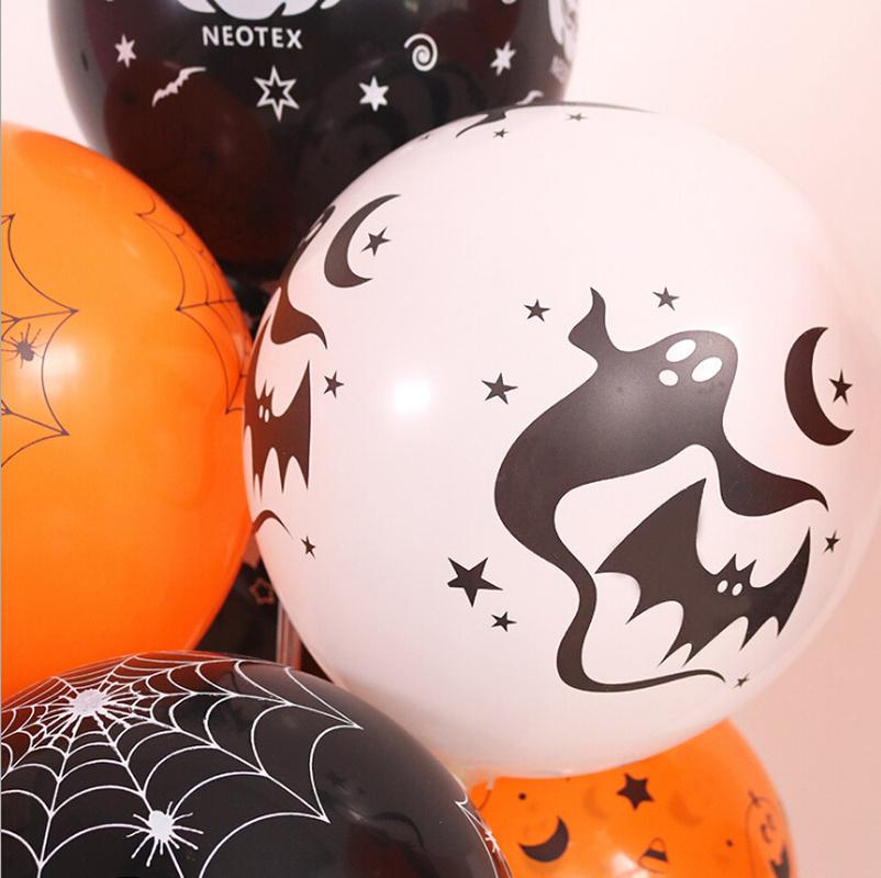 Bộ 10 Bong Bóng Trang Trí Tiệc Halloween, Giáng Sinh