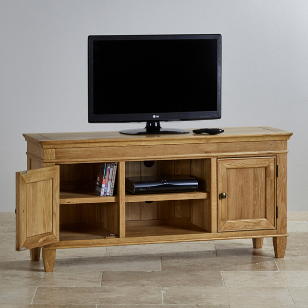 Tủ TV 2 cánh Classic gỗ sồi