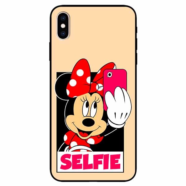 Ốp lưng dành cho Iphone X / Xs mẫu Chuột Nữ Chụp Hình