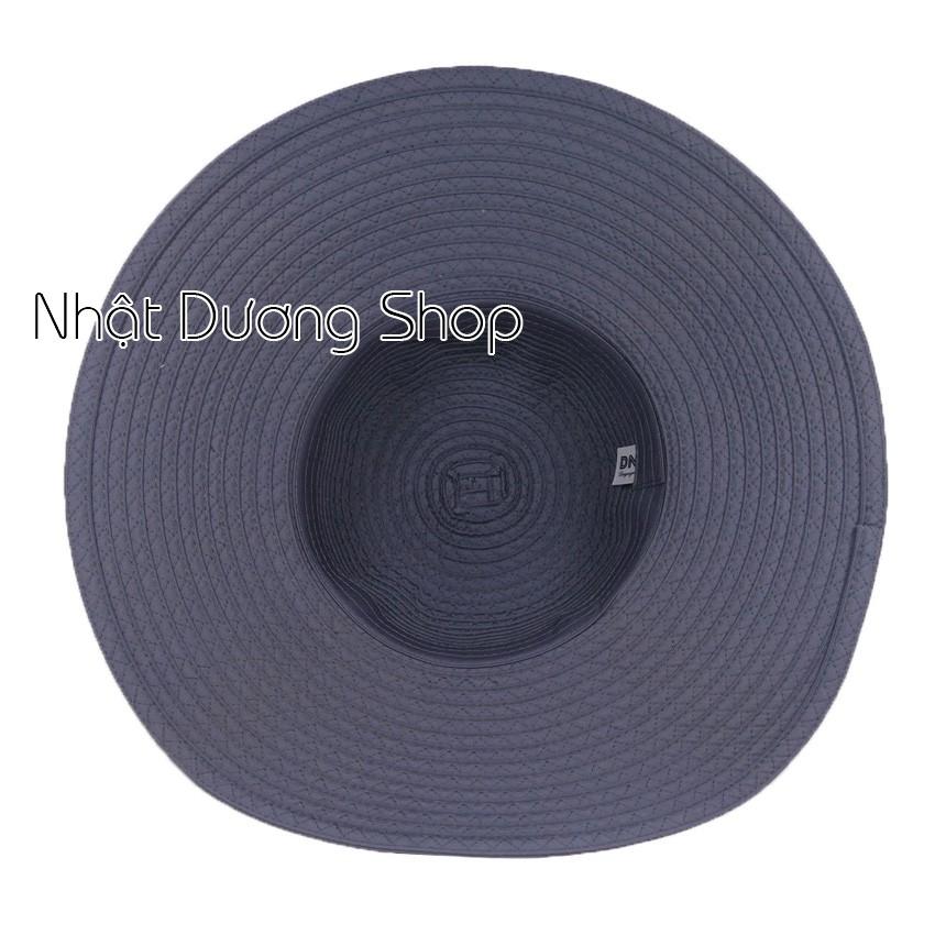 Nón bo nữ vành rộng 11 cm, vòng đầu 56 cm, hoa 6 cánh - chất liệu vải cói đẹp thích hợp cho chị em phụ nữ