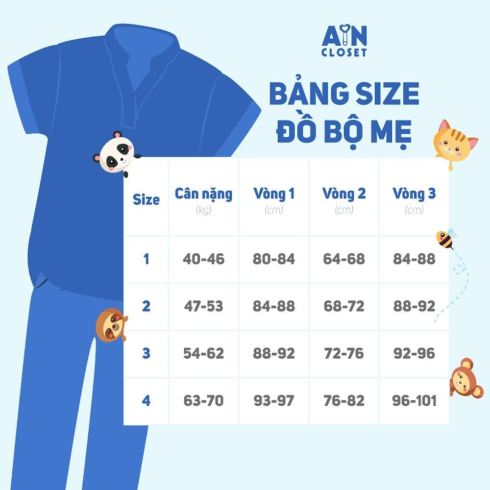 Bộ quần áo ngắn cho mẹ Vàng be đũi xước - AICDMEZVHZ51 - AIN Closet