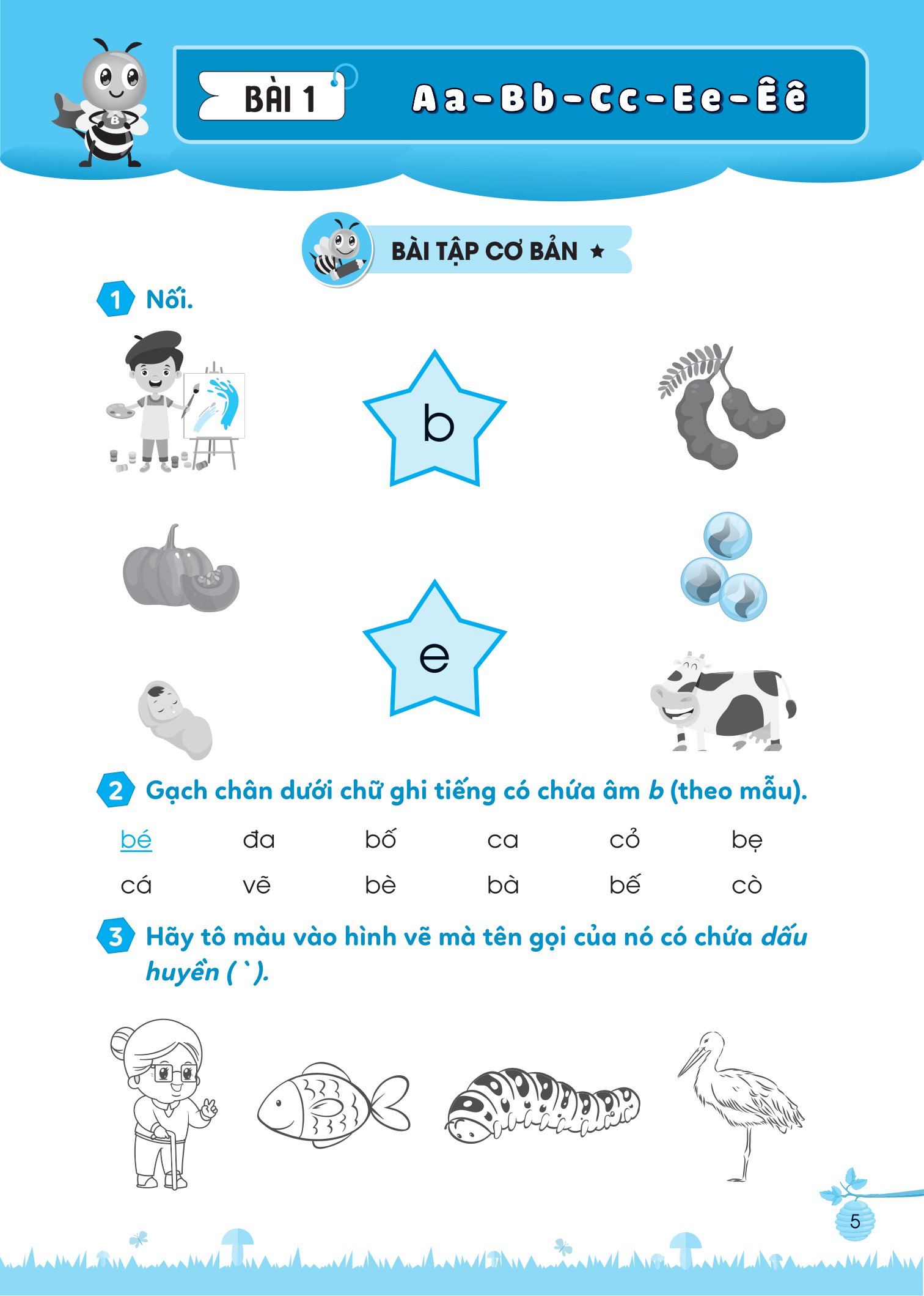 Bài Tập Bổ Trợ Tiếng Việt Cơ Bản Và Nâng Cao Lớp 1 (MGB)