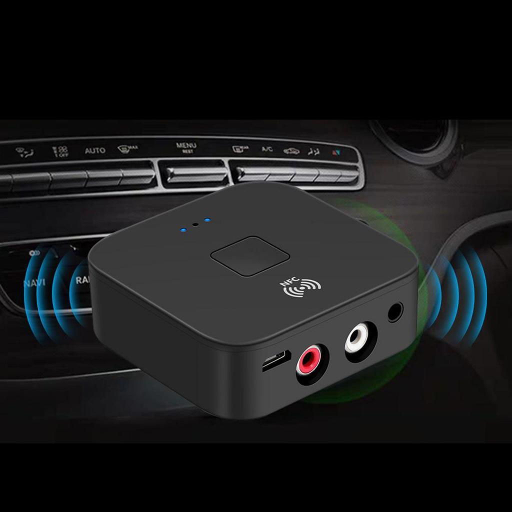 Wireless Bluetooth Receiver 2- 3.5mm Aux Audio Receiver Adaptor