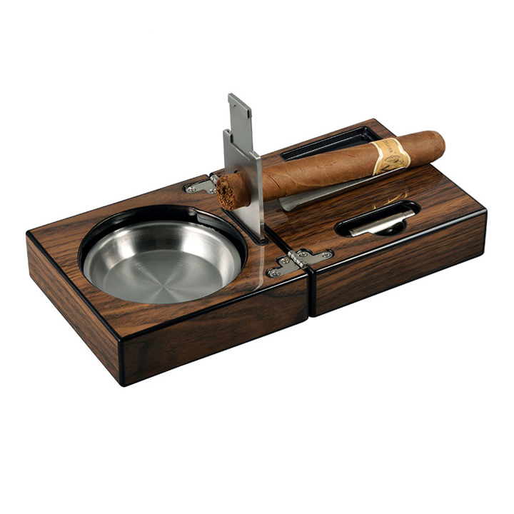 Gạt tàn Cigar kèm phụ kiện - Gạt tàn cigar cao cấp (kt 12x24cm)