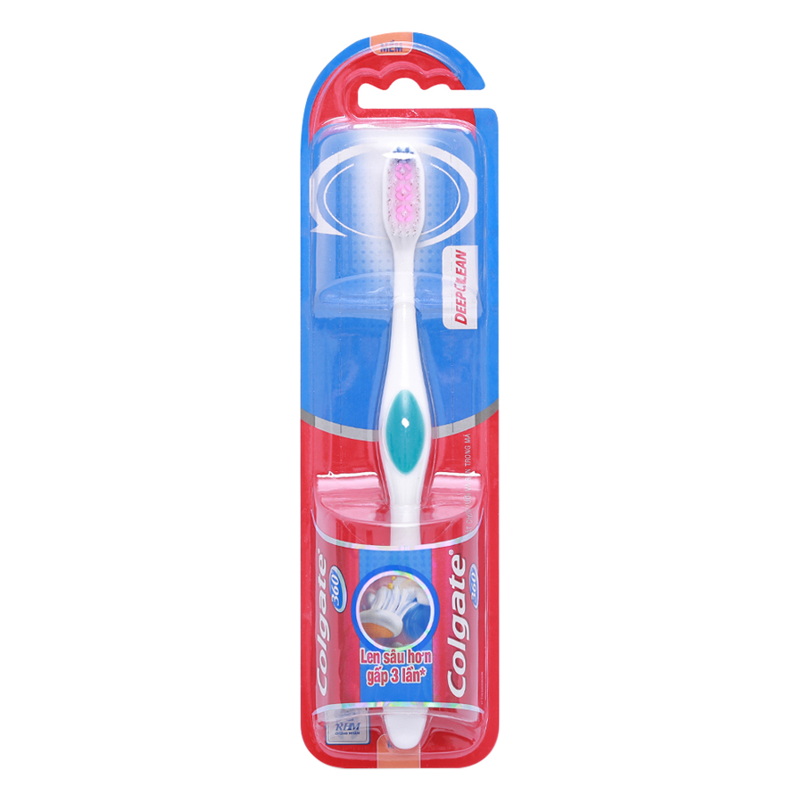 Bàn Chải Đánh Răng Colgate 360 Độ Deepclean Màu Xanh