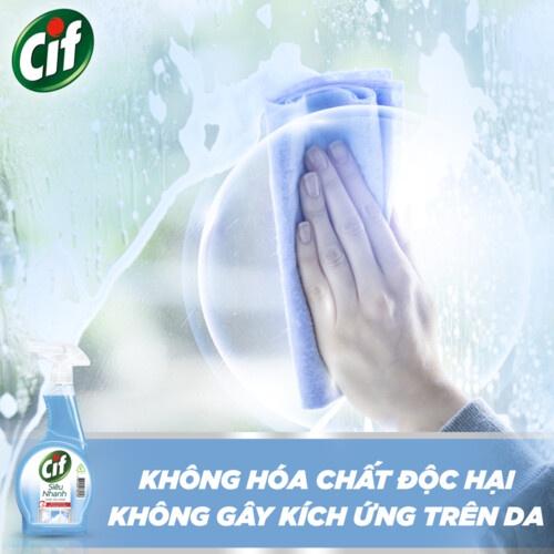 Nước lau kính Cif 520ml