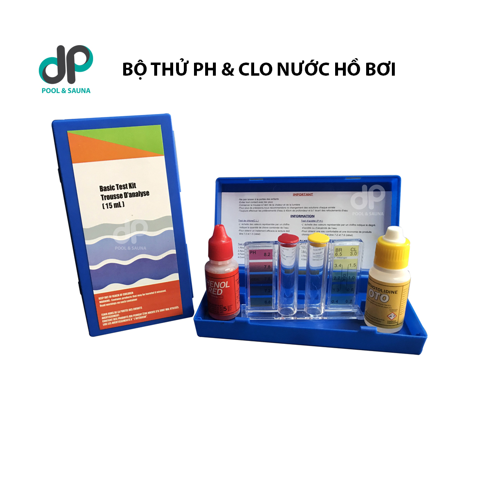 BỘ ĐO PH VÀ CLO CHO HỒ BƠI || POOL & SPA TEST KIT