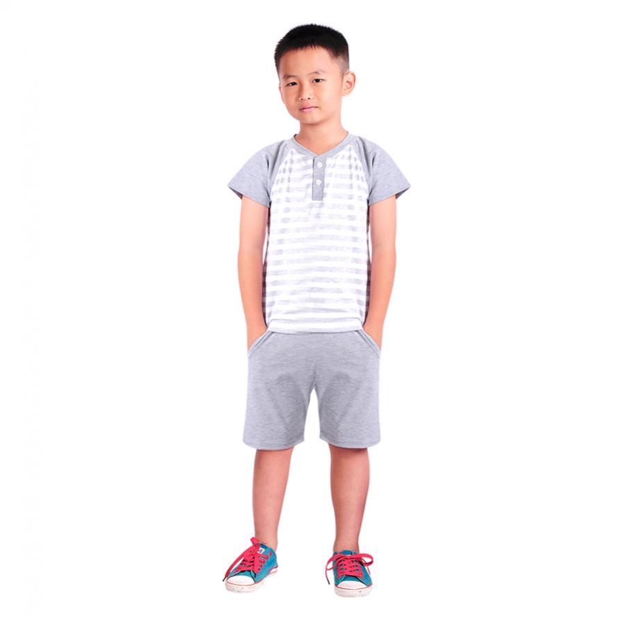 Bộ Đồ Thun Bé Trai Sọc Quần Ngắn Ugether UKID17